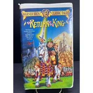 Vintage The Return Of The King VHS Tape 1979 - Warner Bros Animated Clamshell